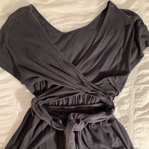 Free People Front-tie Romper